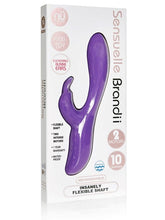 Nu Sensuelle Brandii - Dual-Motor Vibrator for Versatile Stimulation Rabbit Vibrators